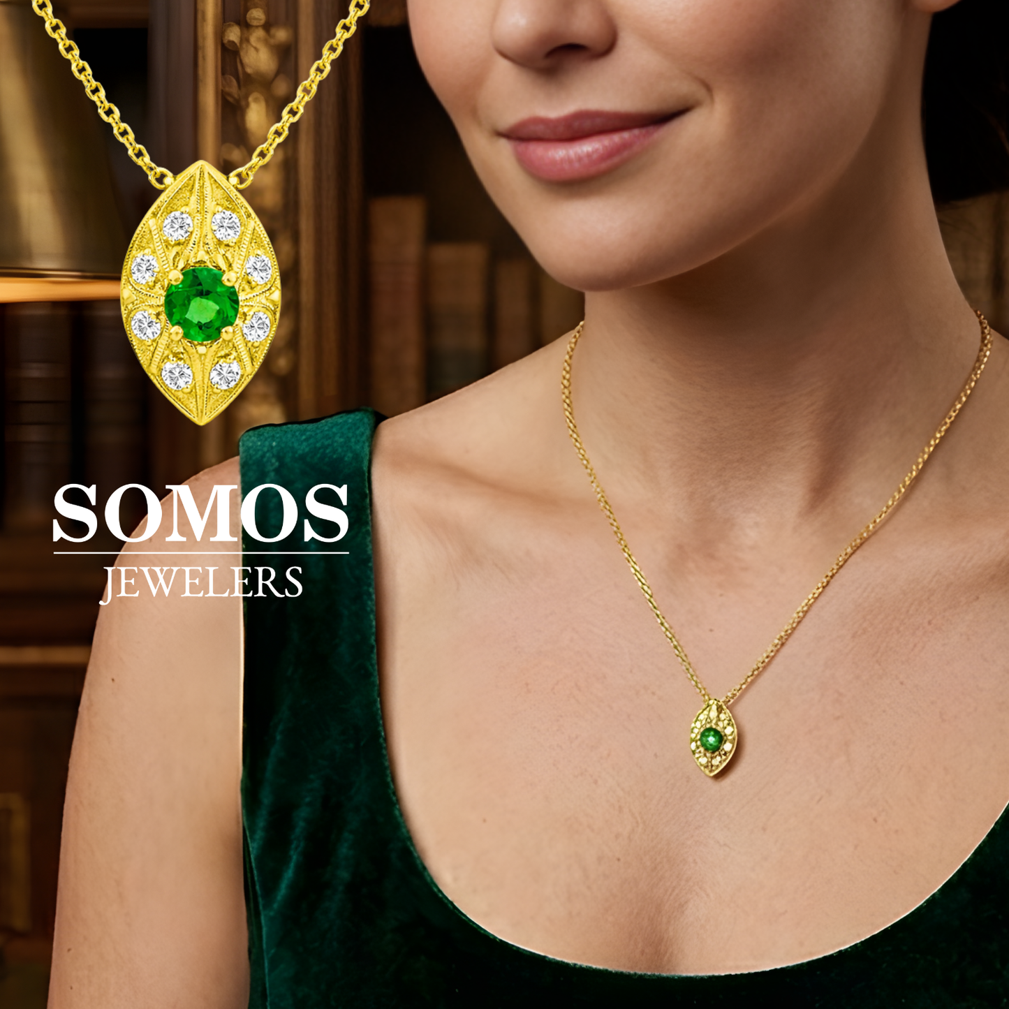Gemstone Pendant 3062 Pend TSV 18KY