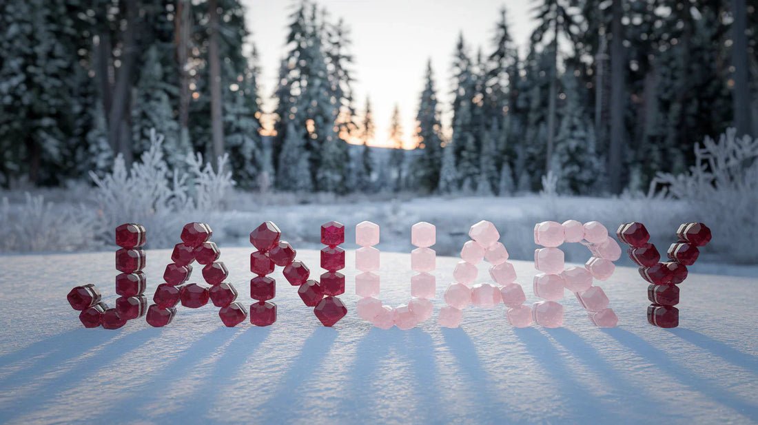 January Birthstones: Garnet and Rose Quartz - Gems of New Beginnings and Inner Strength
