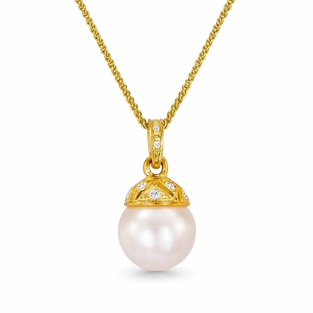 Pearl Pendant 3008 Pend PA 18KY