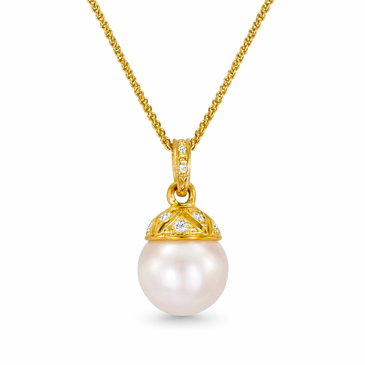 Pearl Pendant 3008 Pend PA 18KY