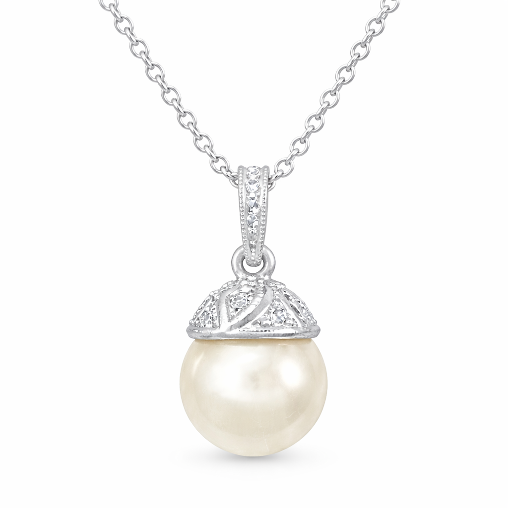 Pearl Pendant 3008 Pend PA PLT