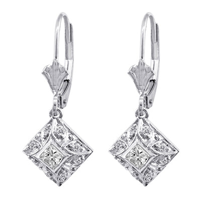 Diamond Earrings 3024 Ear D 14KW