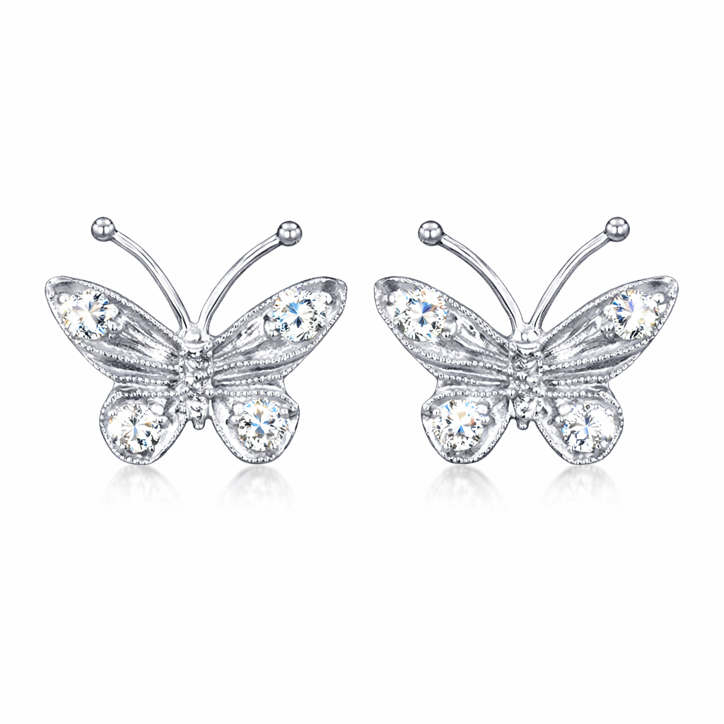 Diamond Earrings 306 Ear 14KW