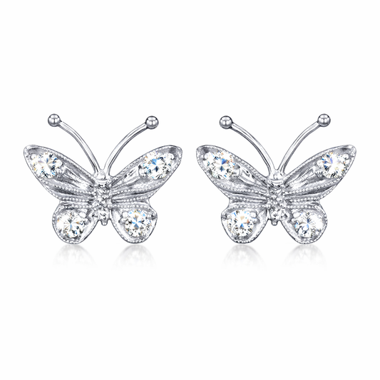 Diamond Earrings 306 Ear 14KW
