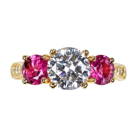 Gemstone Ring 4303/3 PT -  - Somos Jewelers 