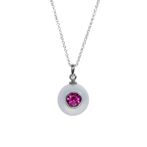 Gemstone Pendant 5111 Pink T