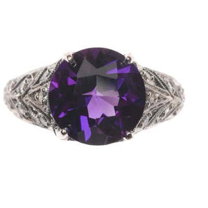 Gemstone Ring 8036 RD AM 18KW