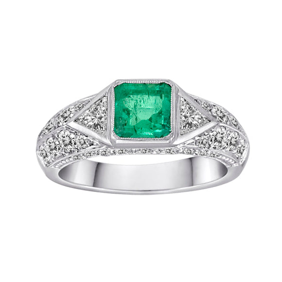 Gemstone Ring 9011 EM PLT