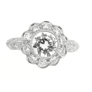 Diamond Ring 9085 D PLT