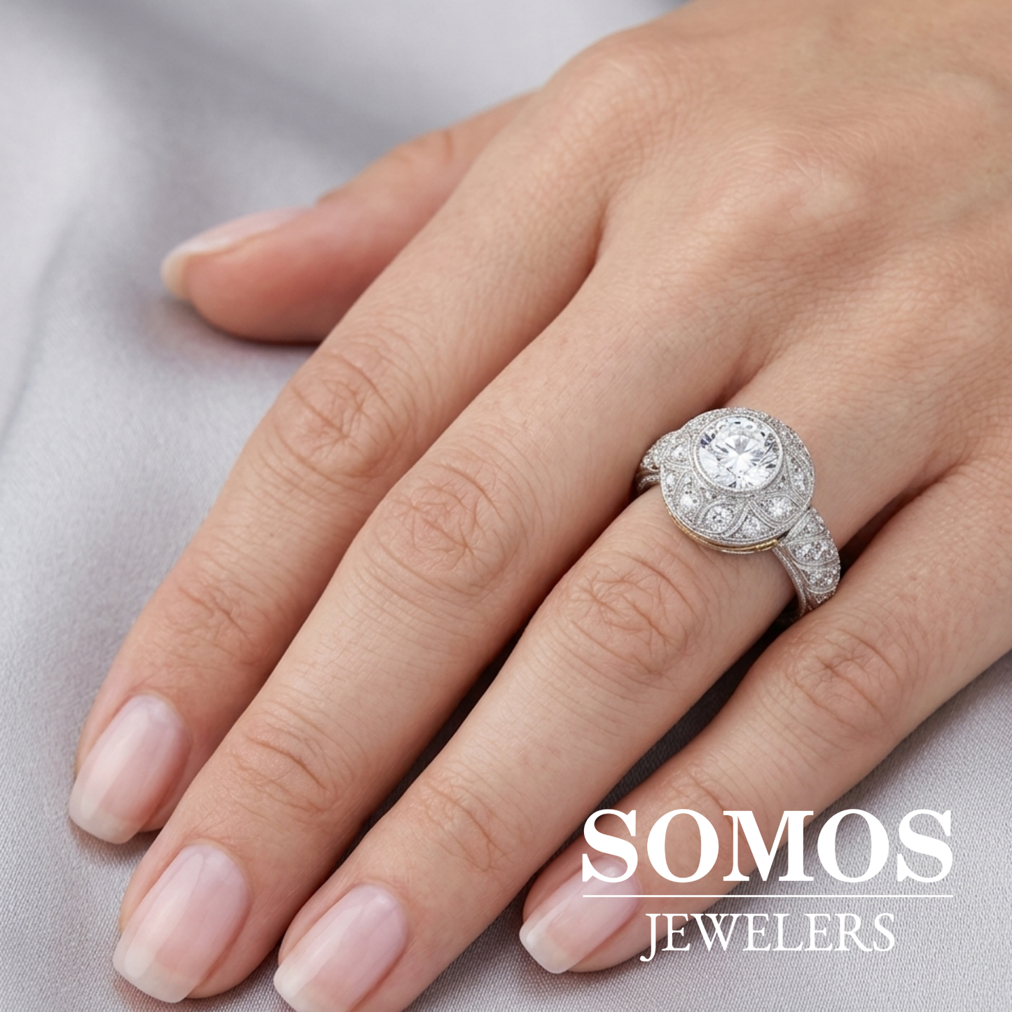 Diamond Ring 9092 D 18K TT