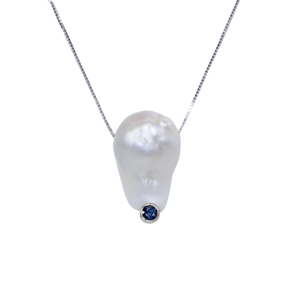 Pearl Pendant American Pearl Sapphire