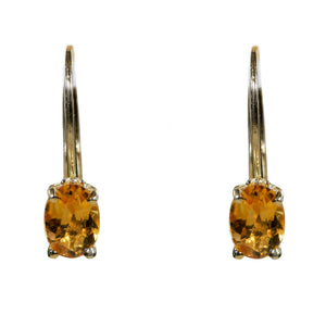 Pendant Earrings Citrine SS 200009