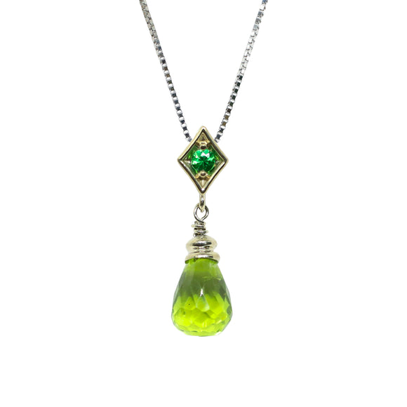 Gemstone Pendant SS 23260 TSV PR DIA