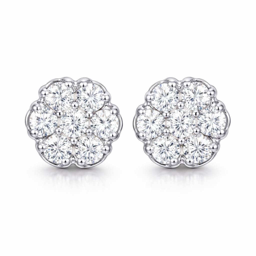 Diamond Earrings SS78319 Ear 14KW