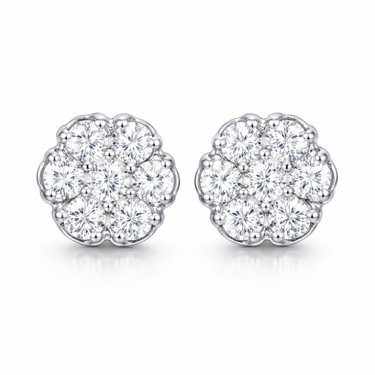 Diamond Earrings SS78319 Ear 14KW