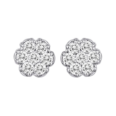 Diamond Earrings SS78319 Ear 14KW