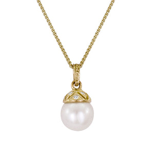 Pearl Pendant 3008 Pend PA 18KY