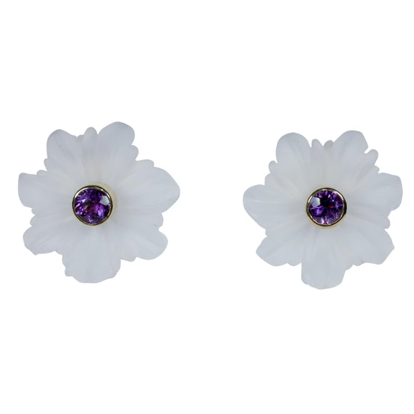 Gemstone Earrings with Jackets SS 682 AM