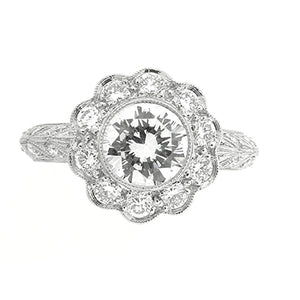 Diamond Ring 9085 D PLT